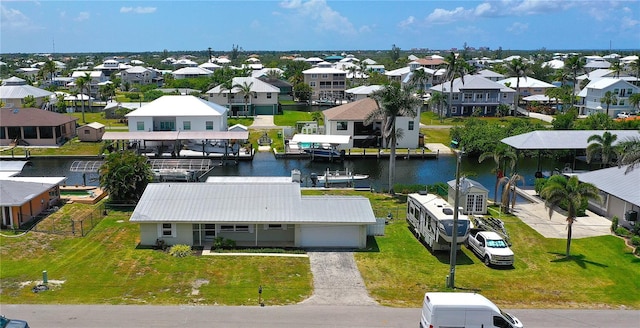 24239 Yacht Club Blvd, Punta Gorda, FL 33955 - aerial perspective of suburban area featuring a nearby body of water