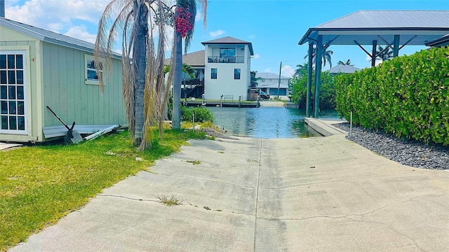 24239 Yacht Club Blvd, Punta Gorda, FL 33955 - view of property's community with a water view and a lawn