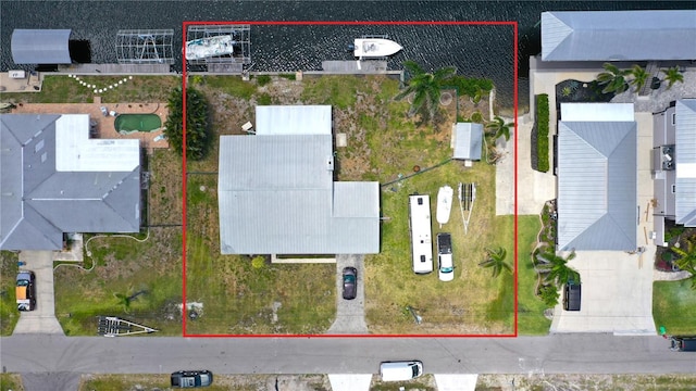 24239 Yacht Club Blvd, Punta Gorda, FL 33955 - aerial view of property's location with property boundaries highlighted