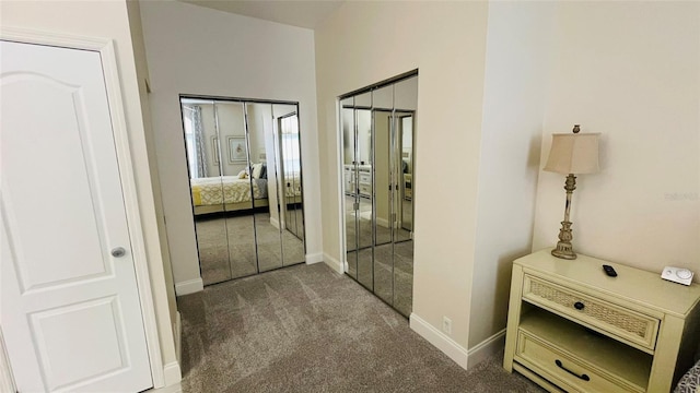 2399 Bendway Dr, Port Charlotte, FL 33948 - corridor with carpet flooring and baseboards