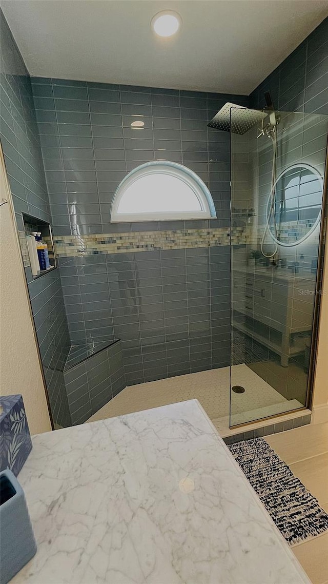 2399 Bendway Dr, Port Charlotte, FL 33948 - full bath featuring walk in shower and recessed lighting