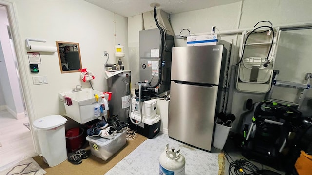 2399 Bendway Dr, Port Charlotte, FL 33948 - utilities with electric water heater and heating unit