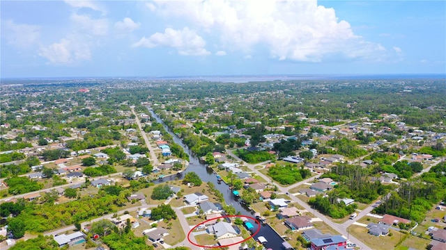 2399 Bendway Dr, Port Charlotte, FL 33948 - aerial view of residential area featuring a nearby body of water