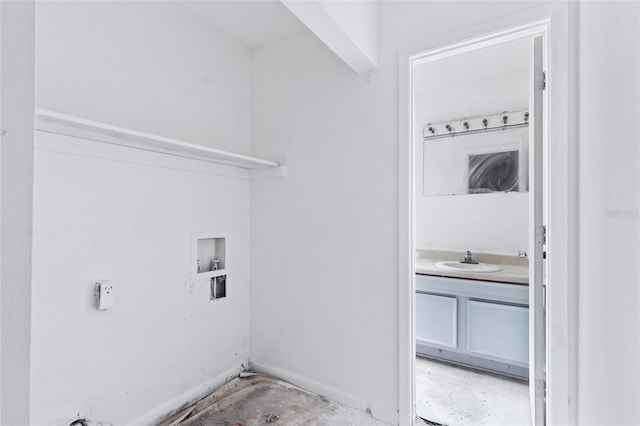 1515 Paul Russell Rd # 64, Tallahassee, FL 32301 - washroom with hookup for a washing machine