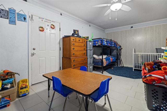 10229 Gulfstream Blvd, Englewood, FL 34224 - bedroom featuring tile patterned flooring and ceiling fan