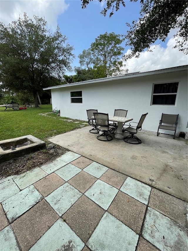 5727 Beechwood St, Punta Gorda, FL 33982 - view of patio featuring outdoor dining area