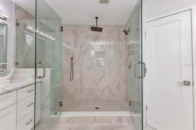 229 Waterside St, Port Charlotte, FL 33954 - bathroom with a marble finish shower and vanity
