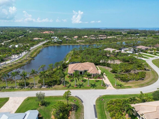 6057 Calusa Ridge Trl, Bokeelia, FL 33922 - bird's eye view of a large body of water