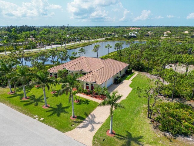6057 Calusa Ridge Trl, Bokeelia, FL 33922 - aerial view of property and surrounding area with a nearby body of water