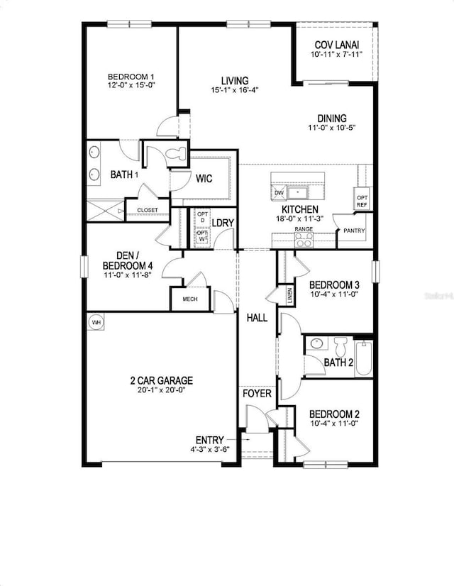 9710 Sand Dune Ln, Punta Gorda, FL 33950 - floor plan / room layout