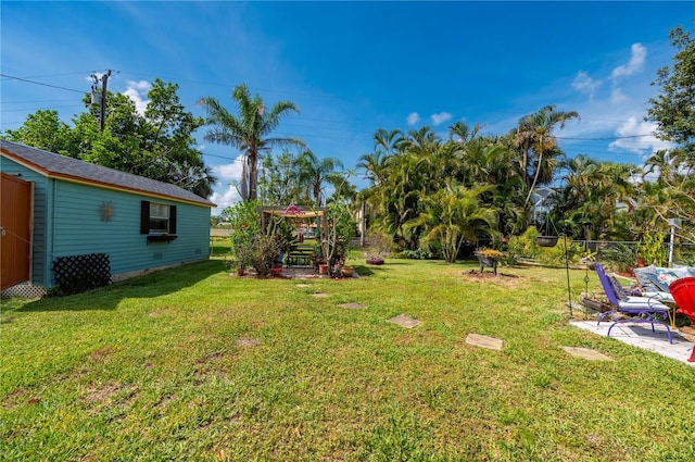 611 Bonita Ct, Punta Gorda, FL 33950 - view of yard featuring a patio