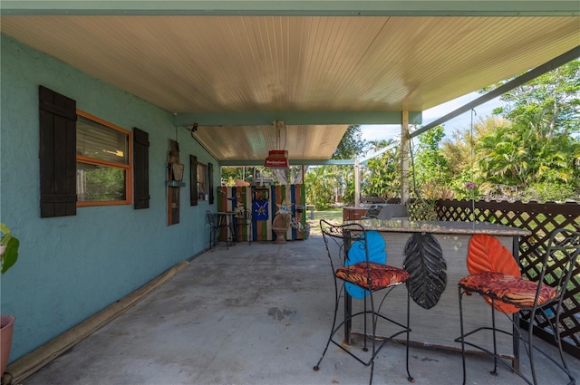611 Bonita Ct, Punta Gorda, FL 33950 - view of patio / terrace featuring a grill