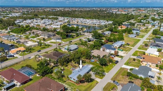 611 Bonita Ct, Punta Gorda, FL 33950 - aerial overview of property's location with nearby suburban area and a nearby body of water