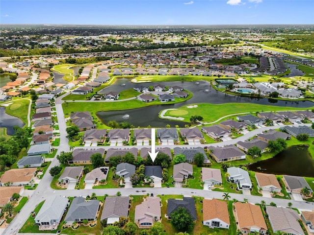 1812 Birmingham Blvd, Punta Gorda, FL 33980 - aerial view of property's location with nearby suburban area, a large body of water, and a local golf course