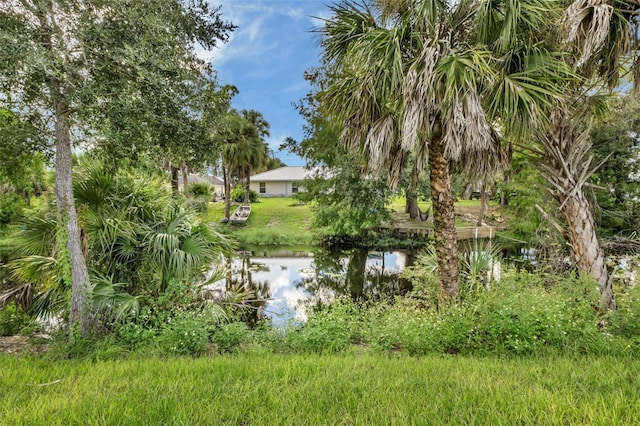 5451 Prime Ter, North Port, FL 34286 - view of yard with a water view
