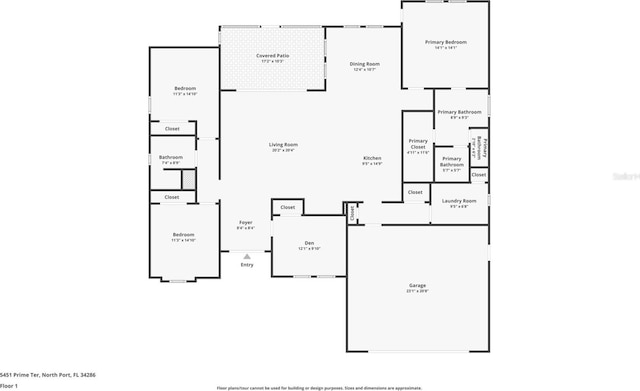 5451 Prime Ter, North Port, FL 34286 - property floor plan
