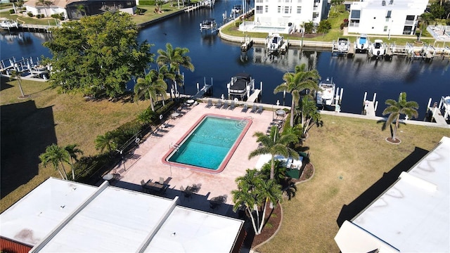 311 Garvin St Unit 405B, Punta Gorda, FL 33950 - drone / aerial view of a large body of water