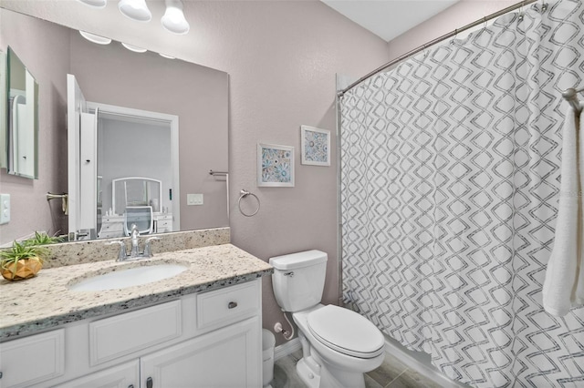 16176 Lotus Way, Punta Gorda, FL 33982 - full bathroom featuring vanity, toilet, and curtained shower