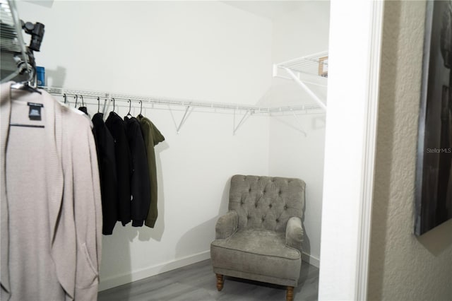 6794 Loffreda Ave, North Port, FL 34291 - walk in closet with wood finished floors