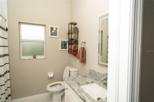 6794 Loffreda Ave, North Port, FL 34291 - bathroom featuring vanity and marble finish flooring