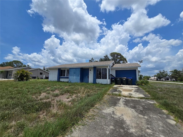 4424 Baroda Ave, North Port, FL 34287 - single story home with an attached garage, stucco siding, and concrete driveway