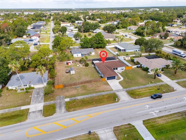 1041 S Salford Blvd, North Port, FL 34287 - aerial perspective of suburban area
