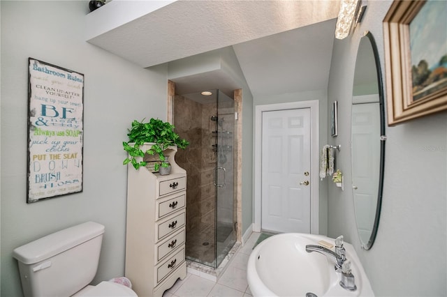 17400 White Water Ct, Punta Gorda, FL 33982 - full bath featuring a shower stall and tile patterned floors