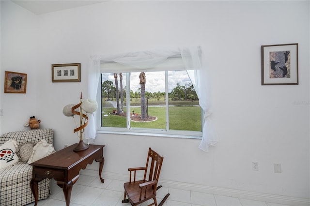 17400 White Water Ct, Punta Gorda, FL 33982 - sitting room with tile patterned floors
