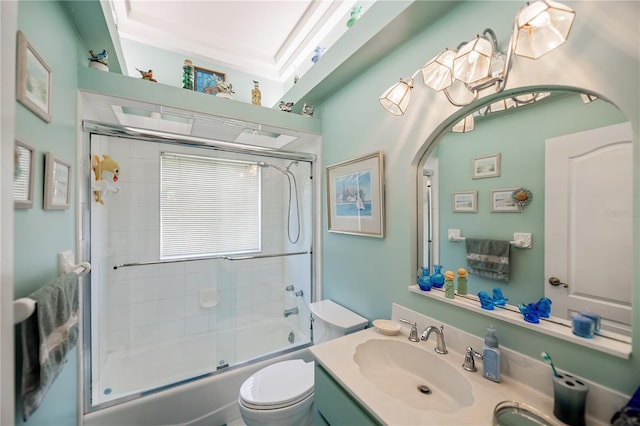 17400 White Water Ct, Punta Gorda, FL 33982 - full bathroom featuring vanity and shower / bath combination with glass door