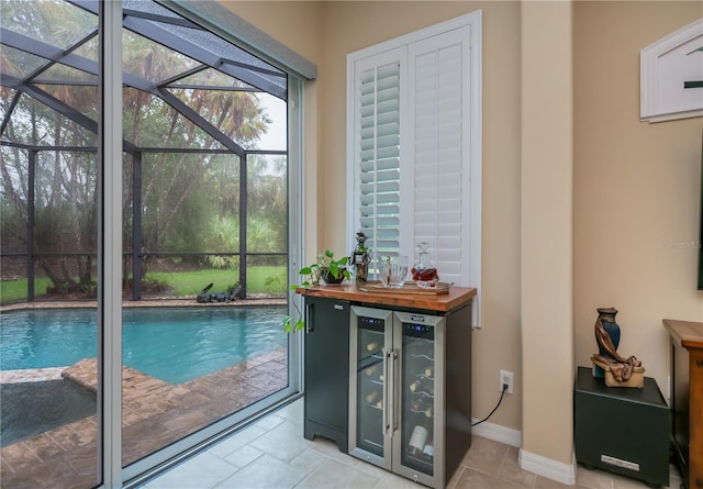 1062 Eagles Flight Way, North Port, FL 34287 - view of swimming pool featuring a bar