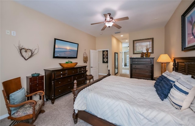 1062 Eagles Flight Way, North Port, FL 34287 - bedroom with carpet and ceiling fan