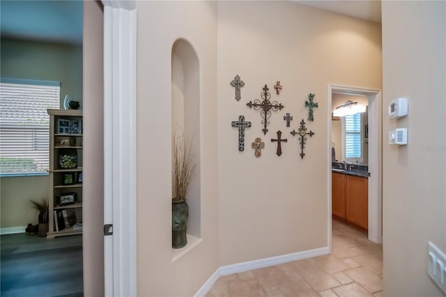 1062 Eagles Flight Way, North Port, FL 34287 - hall featuring baseboards