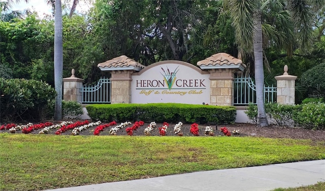 1062 Eagles Flight Way, North Port, FL 34287 - community / neighborhood sign featuring a yard