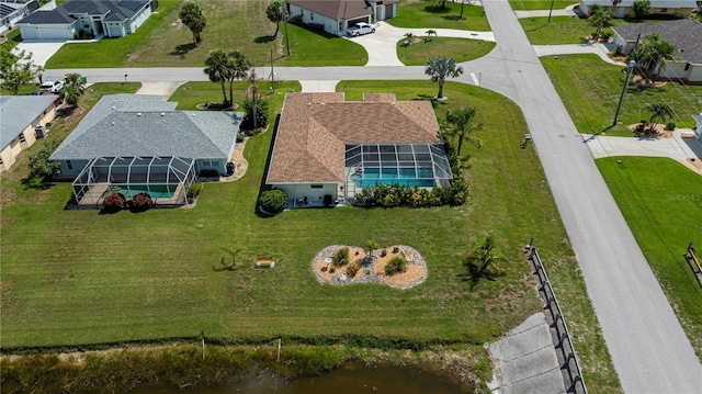 1 Sportsman Cir, Rotonda West, FL 33947 - aerial perspective of suburban area with a pool area