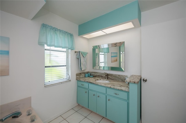 1 Sportsman Cir, Rotonda West, FL 33947 - bathroom featuring vanity and tile patterned flooring