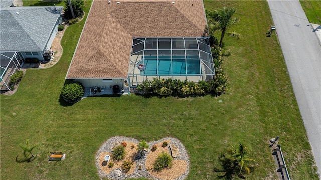 1 Sportsman Cir, Rotonda West, FL 33947 - aerial view of property and surrounding area featuring a pool