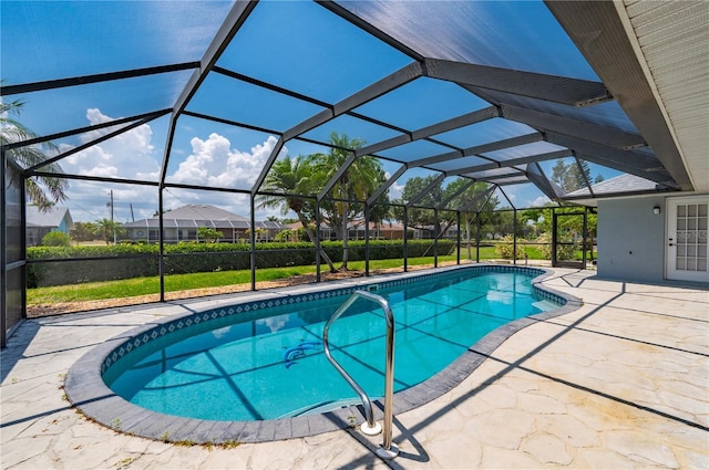 25371 Paladin Ln, Punta Gorda, FL 33983 - outdoor pool with a patio and a lanai