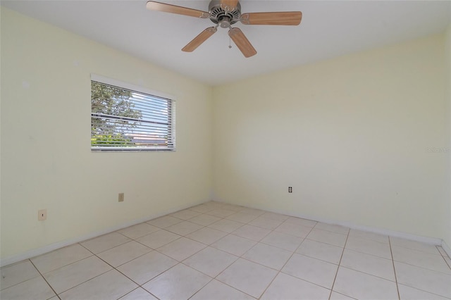 1472 Oriel Ct, Punta Gorda, FL 33983 - spare room with a ceiling fan and light tile patterned flooring