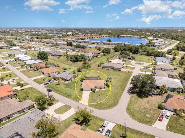 1472 Oriel Ct, Punta Gorda, FL 33983 - aerial view of residential area featuring a large body of water