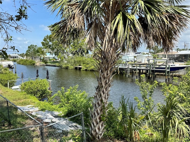 1611 Robbins Rd, Nokomis, FL 34275 - dock with a water view
