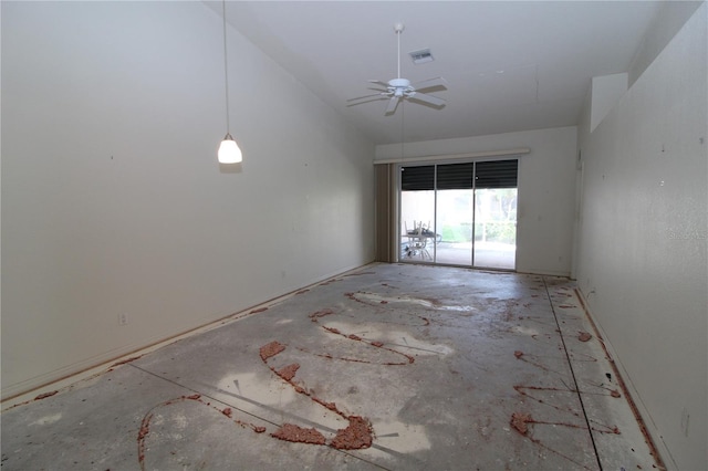 3803 Albacete Cir Unit 64, Punta Gorda, FL 33950 - empty room featuring a ceiling fan
