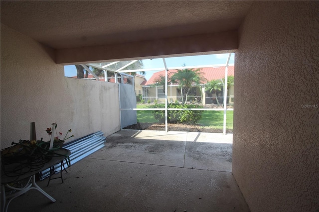 3803 Albacete Cir Unit 64, Punta Gorda, FL 33950 - view of patio / terrace with glass enclosure