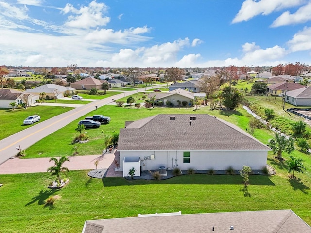 aerial perspective of suburban area