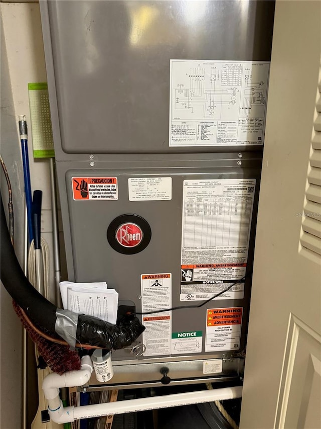21260 Brinson Ave Unit 110, Port Charlotte, FL 33952 - utility room featuring heating unit