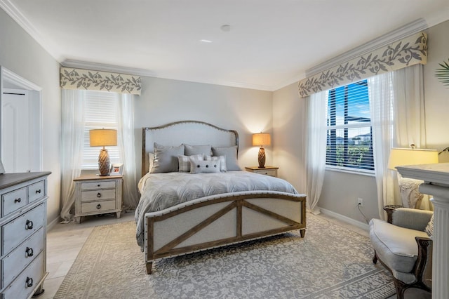 43249 Treadway Dr, Punta Gorda, FL 33982 - bedroom featuring ornamental molding and baseboards