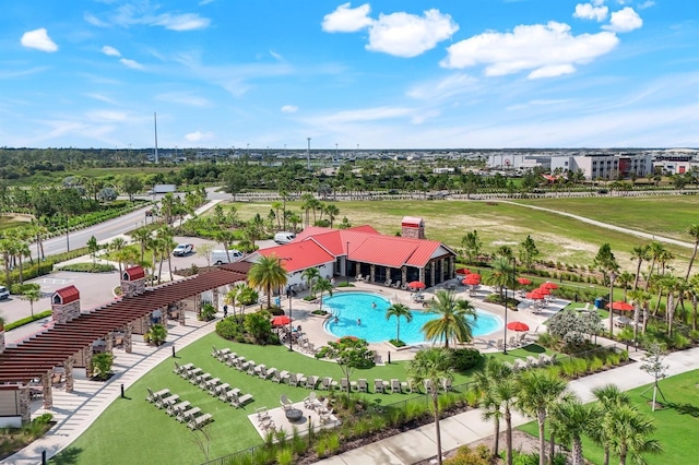 43249 Treadway Dr, Punta Gorda, FL 33982 - aerial view of a pool area