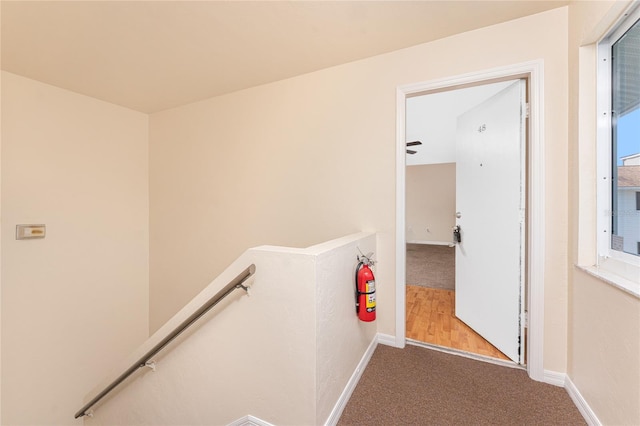 22481 Westchester Blvd Unit B48, Punta Gorda, FL 33980 - stairs with carpet and baseboards