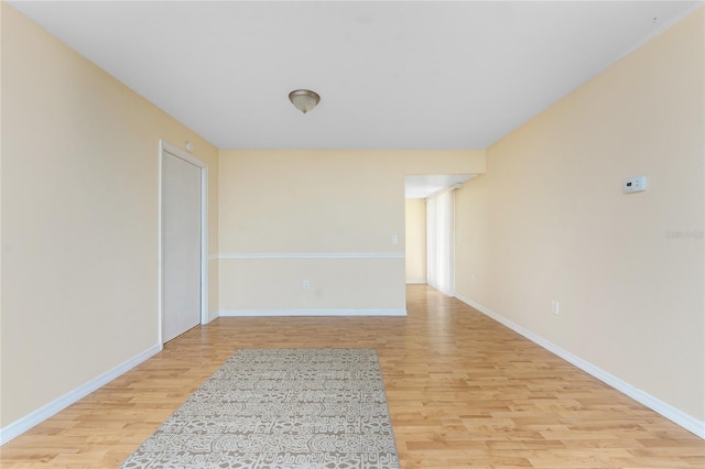 22481 Westchester Blvd Unit B48, Punta Gorda, FL 33980 - empty room with wood finished floors and baseboards