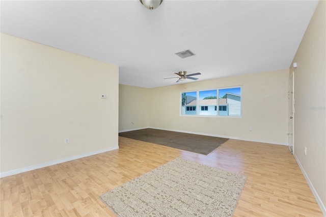 22481 Westchester Blvd Unit B48, Punta Gorda, FL 33980 - unfurnished room featuring wood finished floors, baseboards, and a ceiling fan