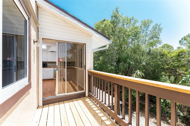 22481 Westchester Blvd Unit B48, Punta Gorda, FL 33980 - view of wooden deck